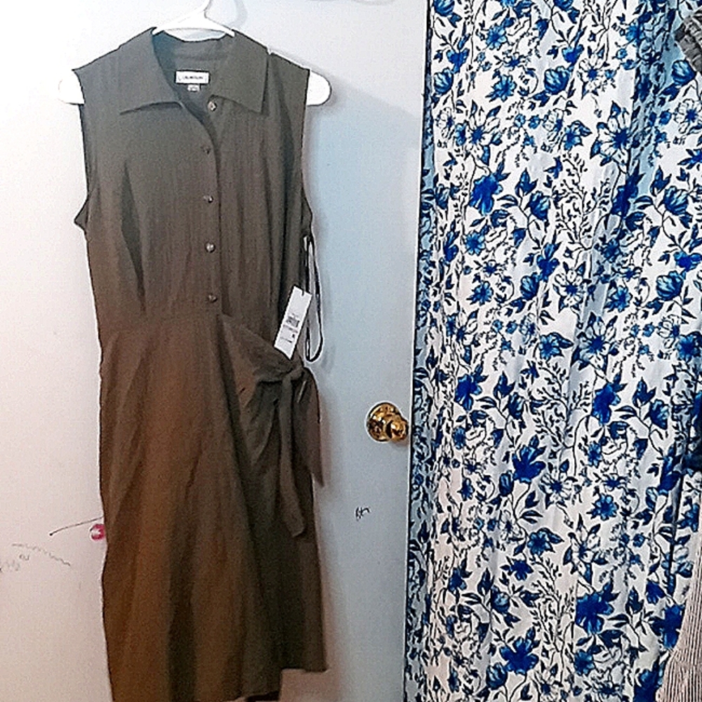 Calvin Klein Dress Olive green